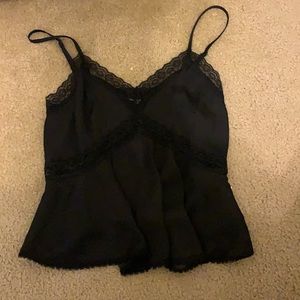 Urban outfitters black lace top